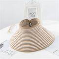 Summer Women's Holiday Beach hat New Wholesale Ladies Girl Topless Empty Bow Sun Visor Hat Sunshade Protection Straw hats