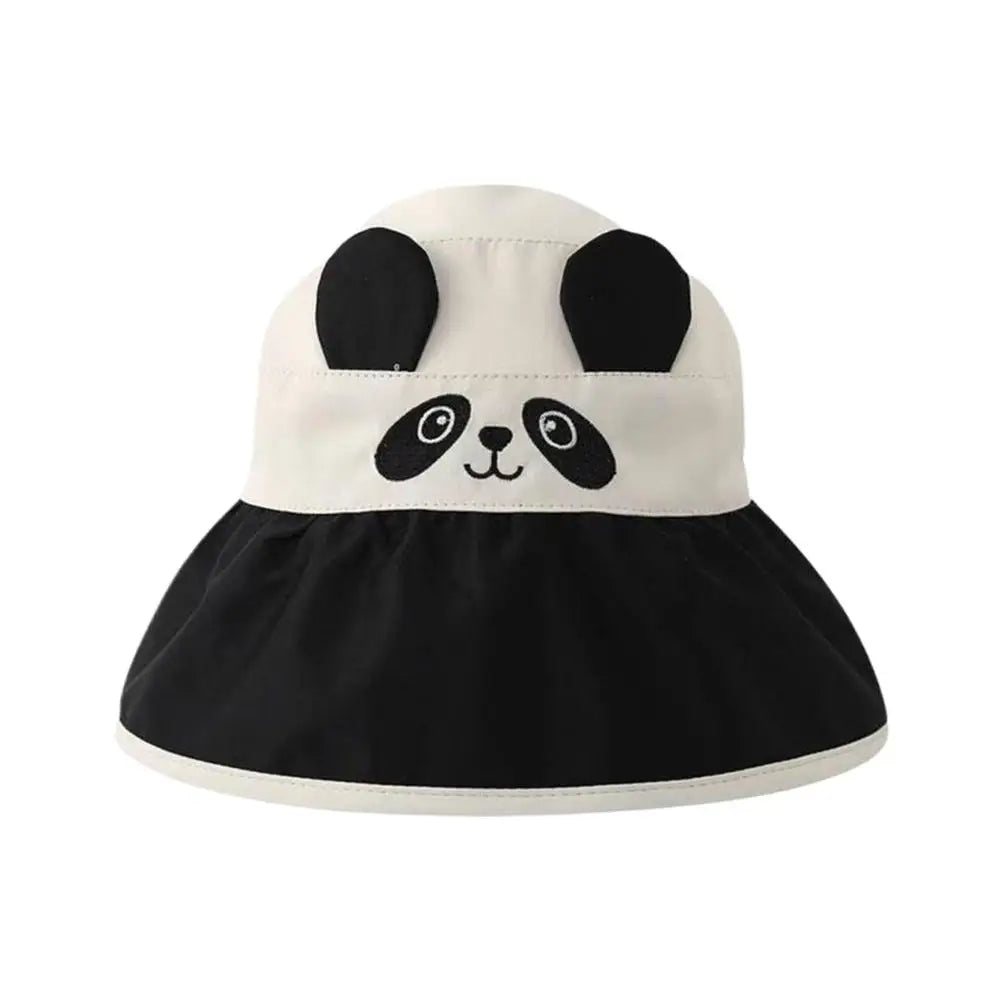Summer Sun Hat For Kid Boys Girls Lightweight Cute Animal Bucket Hat Wide Brim Fisherman Cap UV Protection Hat for Beach Outdoor