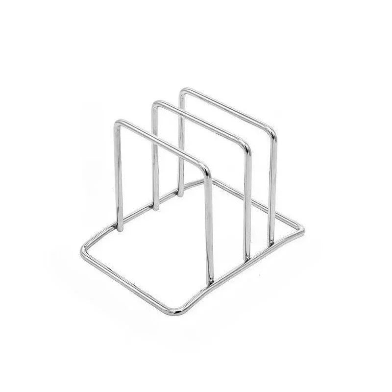 Stainless Steel Household Pot Lid Rack, Cutting Board Rack, Kitchen Cutting Board Storage Rack, Countertop Vegetable Board Rack
