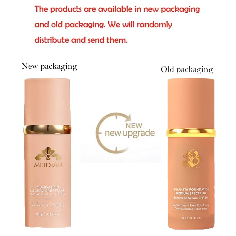 4-in-1 Foundation Magic Color Changing Foundation Liquid Soft Matte Long Lasting Hydrating Makeup Base maquiagem Spf 50