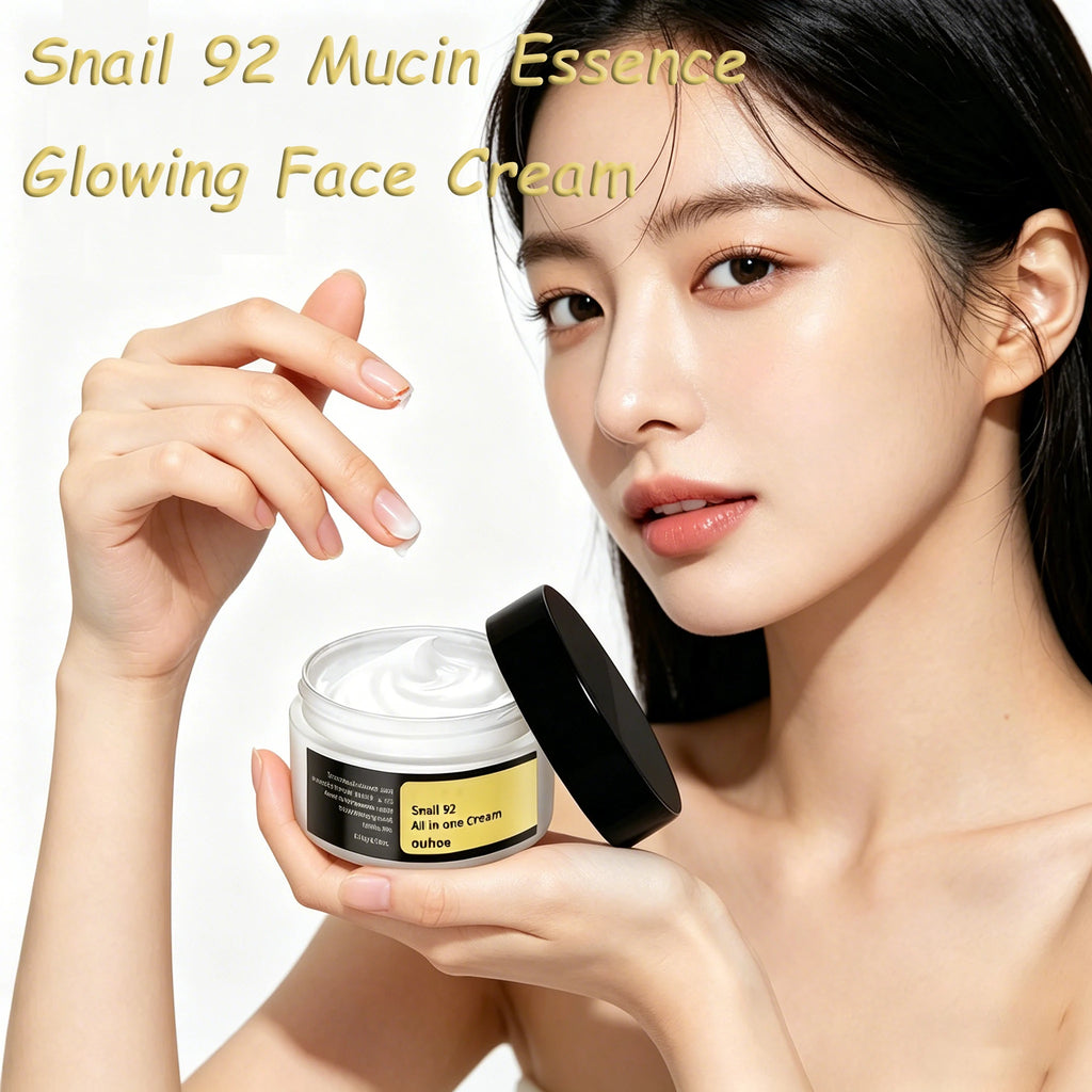 Snail Mucin Cream 92 Daily Moisturizer Hydrating Face Gel Skin Care Soothing Repairing Facial Lotion Korean Healthy Glow Cream
