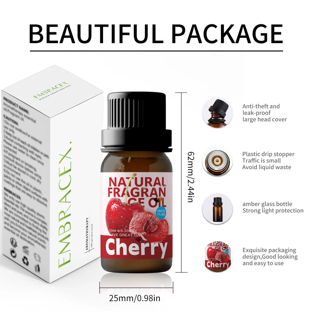 25Type Fruit Essential Oils Fruity Fragrance Oil for Diffuser Candles Making -Strawberry Lemon Peach Banana Mango