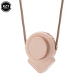 Mini Necklace Fan Bladeless Handheld Fan Portable USB Rechargeable Personal Neck Fan Speed Adjustable For Outdoor Event Office