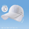 Summer Sun Hat for Women, Enlarged and Widened Brim, Outdoor Sports, Empty Top Duckbill Hat, Tied Ponytail Sun Hat
