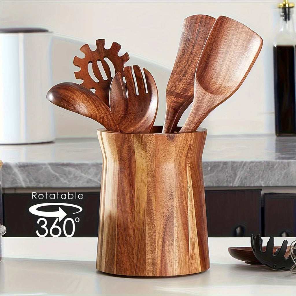 Natural Wooden Kitchen Organizer Storage Box Cabinet Drawer Dividers Closet Space Saver Cooking Tool Home Organization Supplies